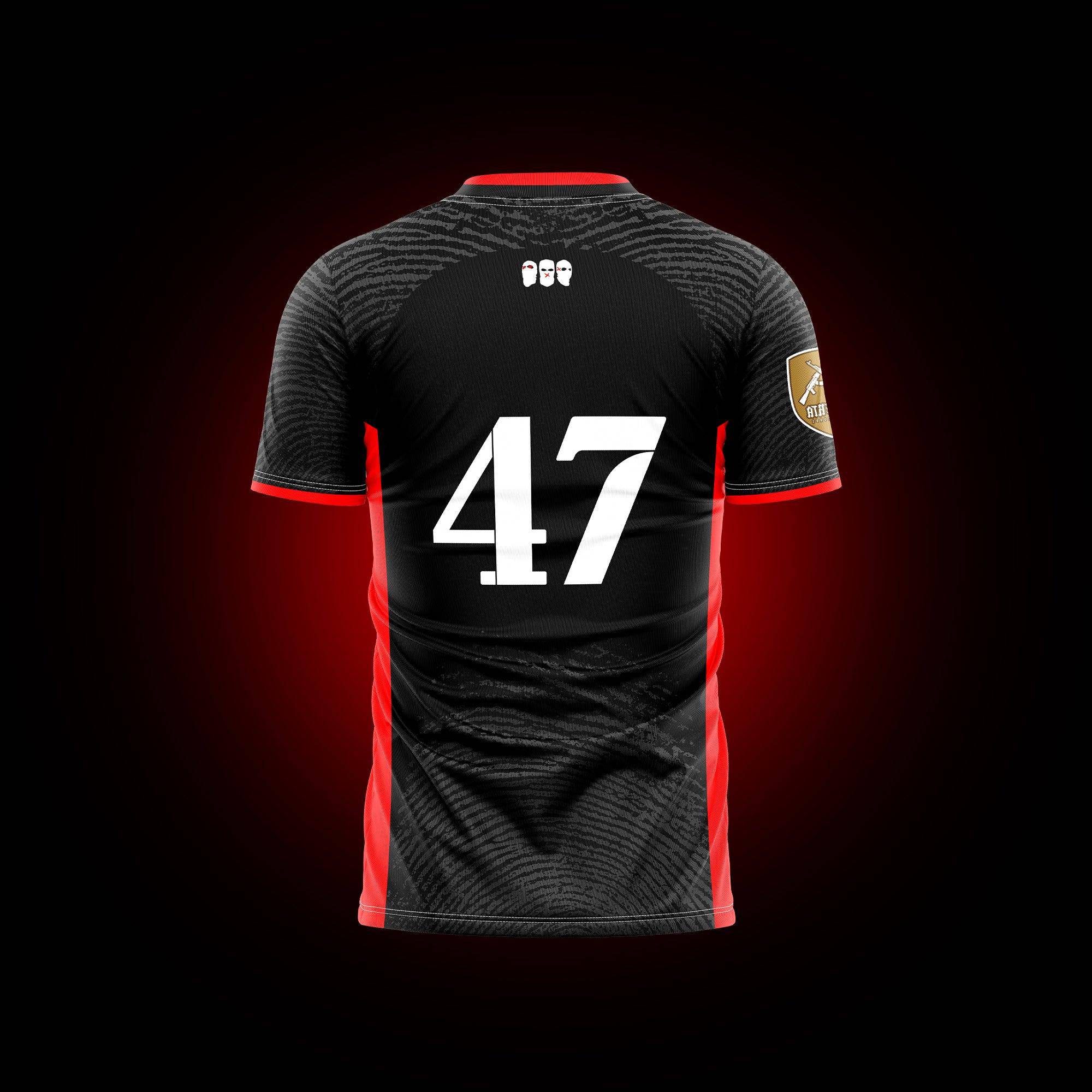 Jersey Black & Red - Omerta Store