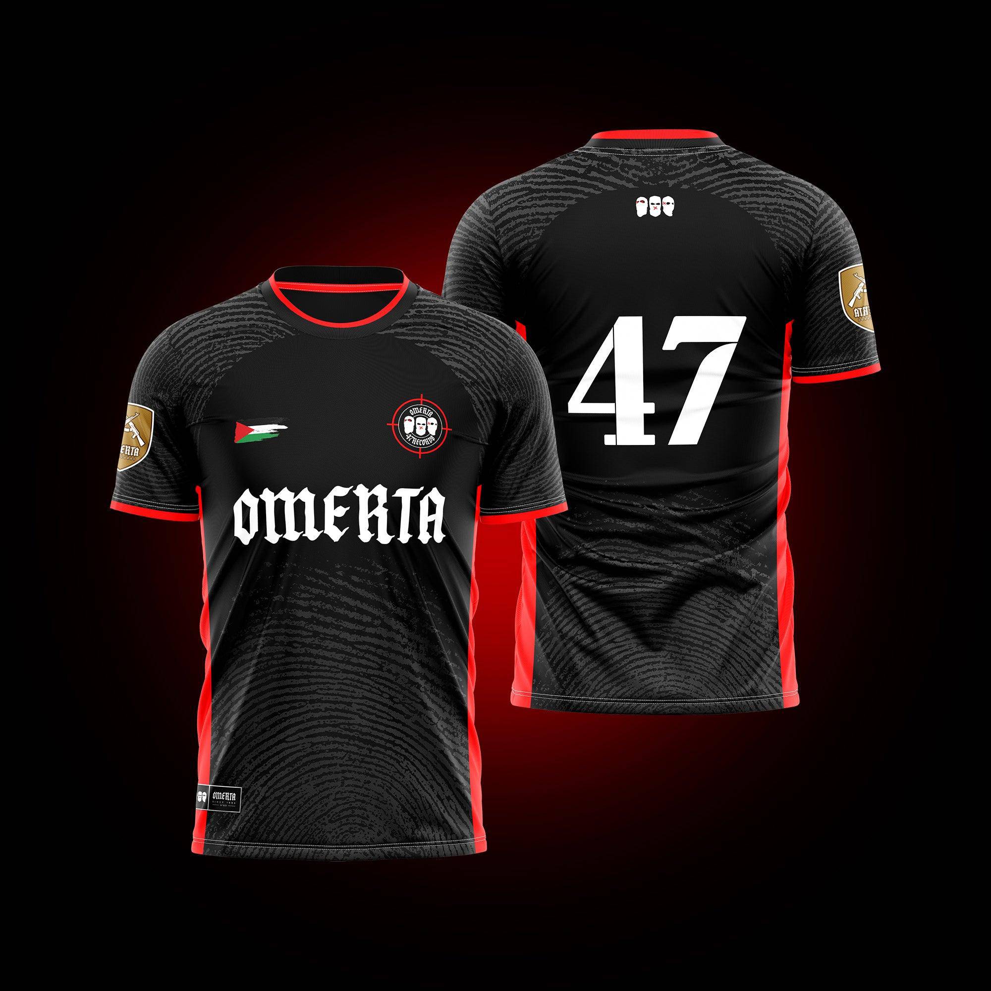 Jersey Black & Red - Omerta Store