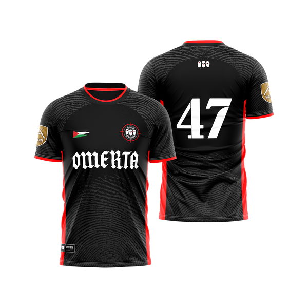 T-shirt Omerta 47 Noir, Taille L, Neuf Avec étiquettes, Motif Maes, Pour Homme